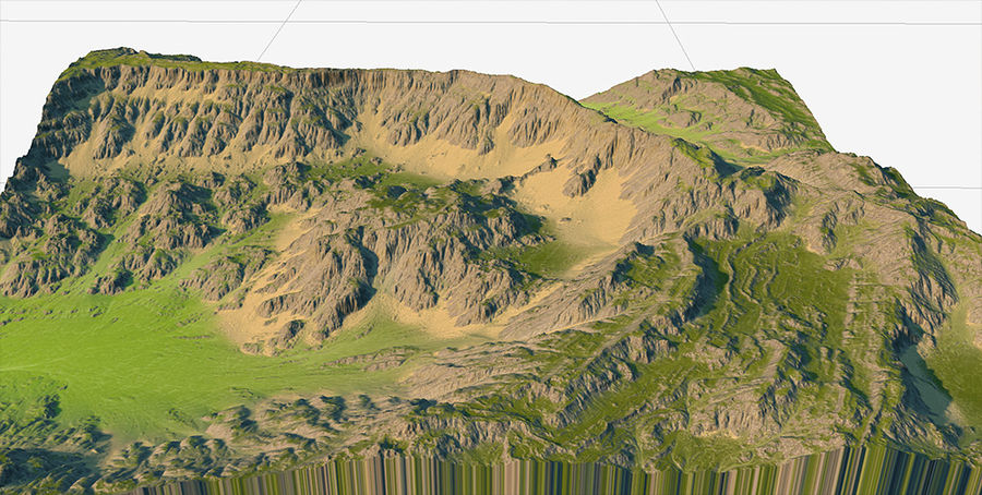 3dmax VS WorldMachine高精度低面數(shù)真實地形建模視頻教程