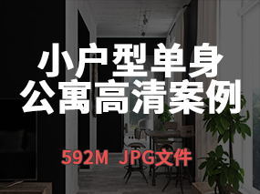 【贴图合集】 小户型单身公寓高清案例图丨592MB