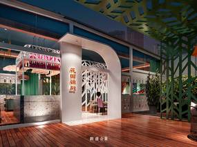 泰国菜餐厅设计——观盛合设计