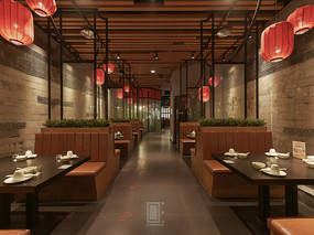 中餐厅设计“鼎厨”——观盛合设计