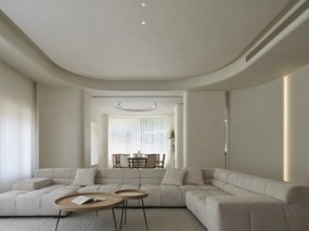  和尘空间设计 | 济南600㎡四层一院4口之家的隐奢生活范式