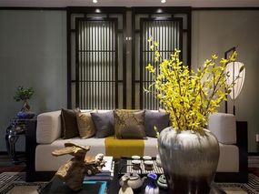 新中式风格客厅装修 体会浓浓的东方韵味