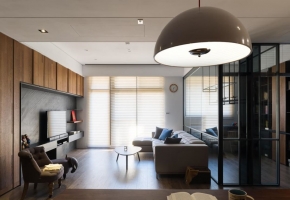 法兰德室内设计 | 40坪休闲风通透开放现代住宅设计