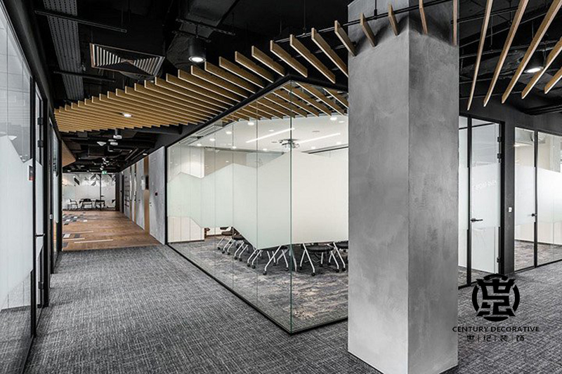 办公室装修设计的走廊和地板架构有哪些？