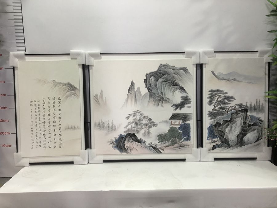 2021冬季現代裝飾畫純手繪新品