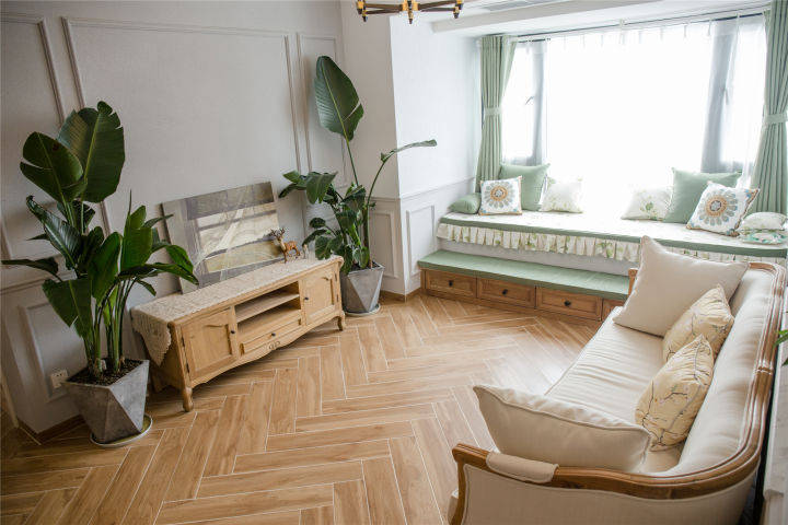 巧用木纹砖，让家居空间极富创意