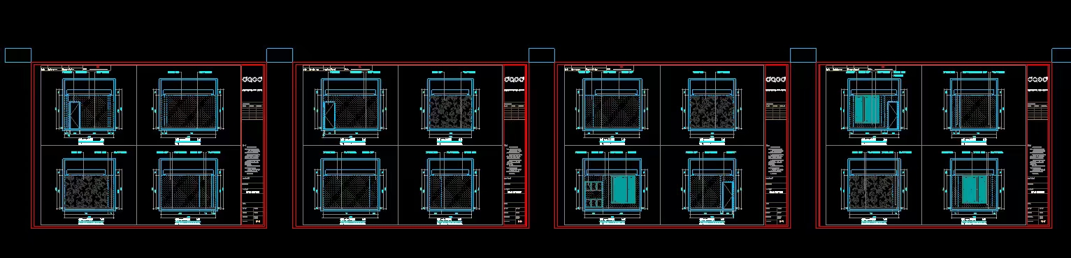 便宜坊烤鸭集团次渠店   装修施工图竣工图