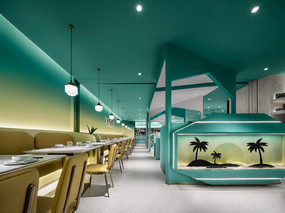 深圳餐厅设计，新椰客，自由新鲜流动的空间
