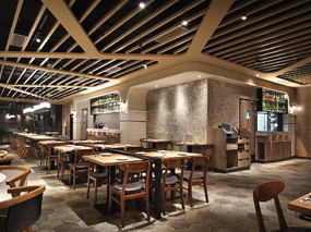 主题餐厅空间设计【艺鼎新作】与必胜客一起 走进地中海的和煦风情