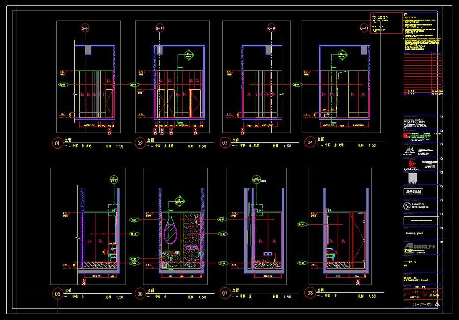 《AB Concept-贵阳新世界酒店》效果图+CAD施工图+实景图+物料图