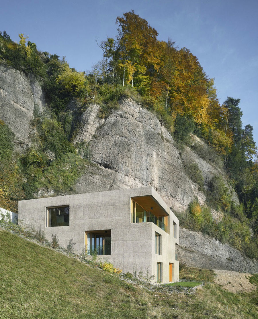 瑞士混凝土度假屋——Lischer Partner Architekten Planer