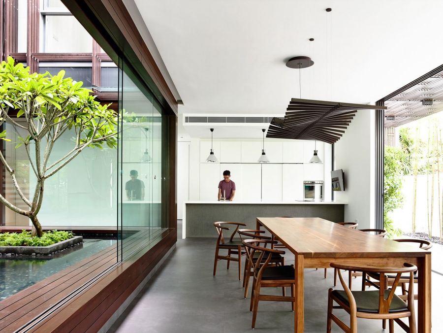 新加坡垂直院落——HYLA Architects