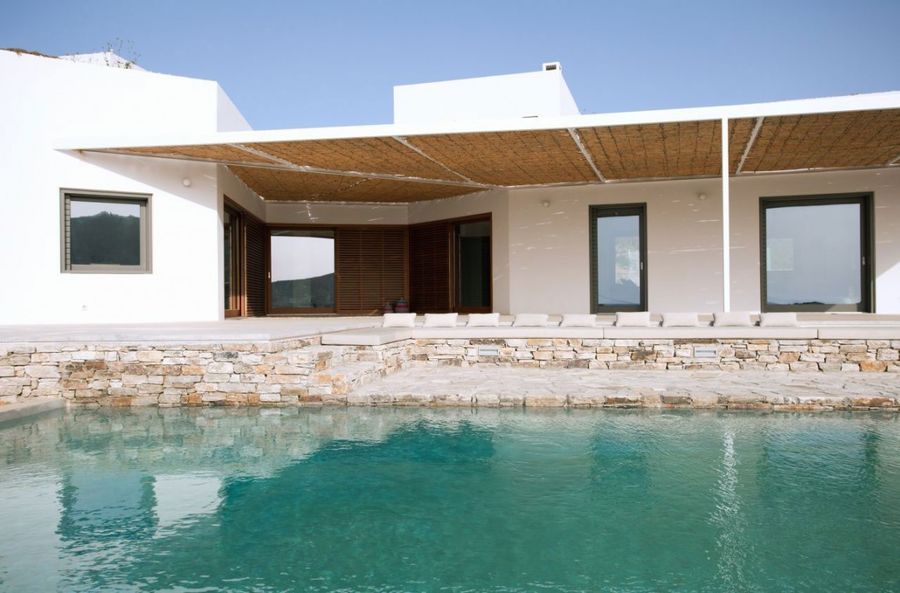 希臘島上白色住宅——Paan Architects