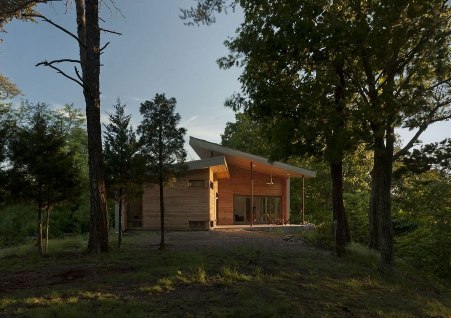 伯克利斯普林斯山坡上木房子——GriD Architects