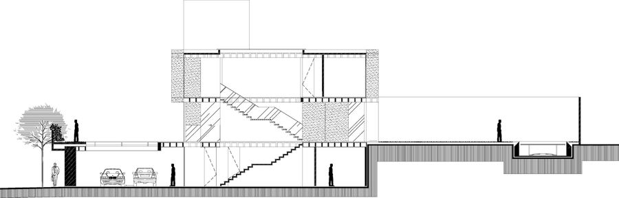 对称的现代别墅——Serrano Monjaraz Arquitectos