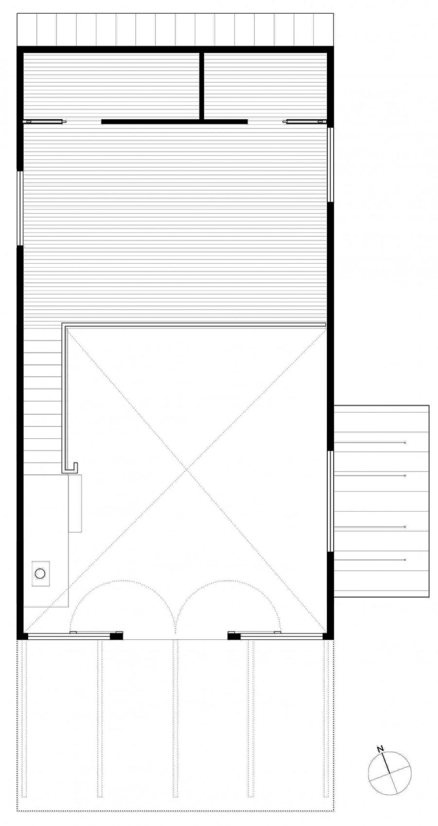 美国布坎南湖湖畔的环保住宅——Mell Lawrence Architects