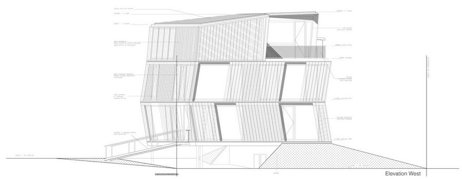 白色的拼装现代住宅——Périphériques architectes