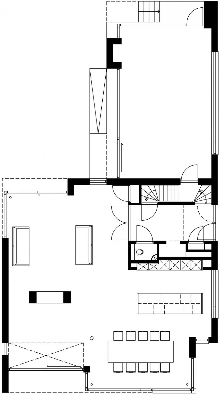 荷兰黑白相间的住宅——CKX architecten