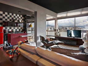 巴西色彩丰富的公寓——Gislene Lopes