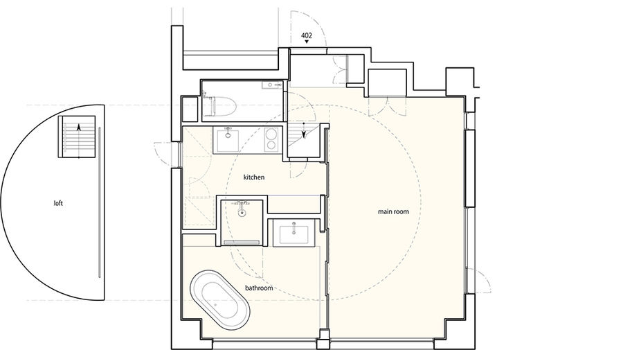 日本402涩谷公寓 Hiroyuki Ogawa Architects Inc