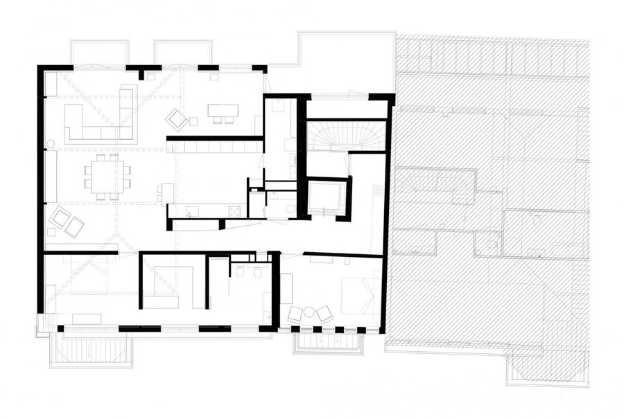 荷蘭Casa F私人豪華寓所——PE?A architecture