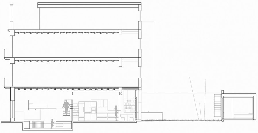 巴塞罗那庭院式住宅——Carles Enrich