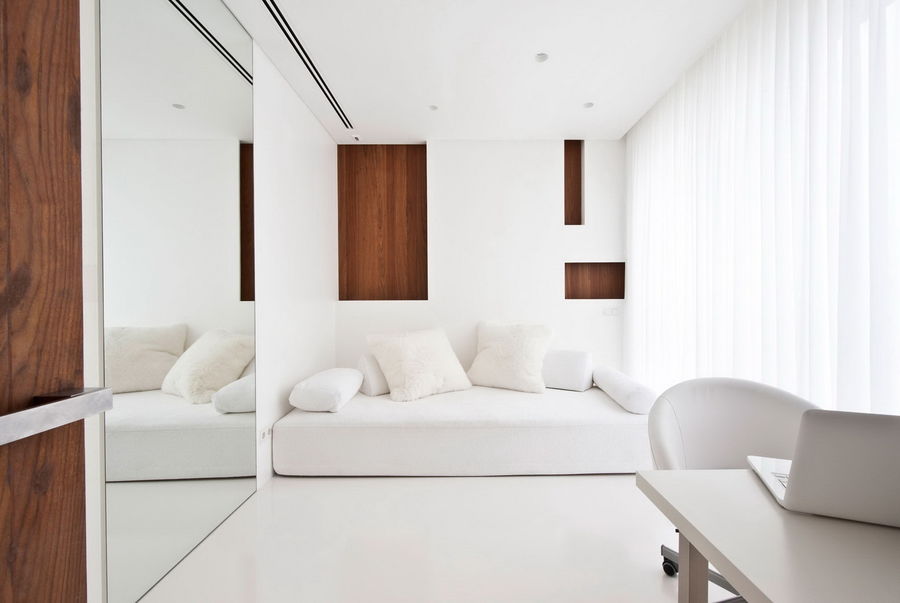 時尚白色住宅——Architectural Bureau Alexandra Fedorova