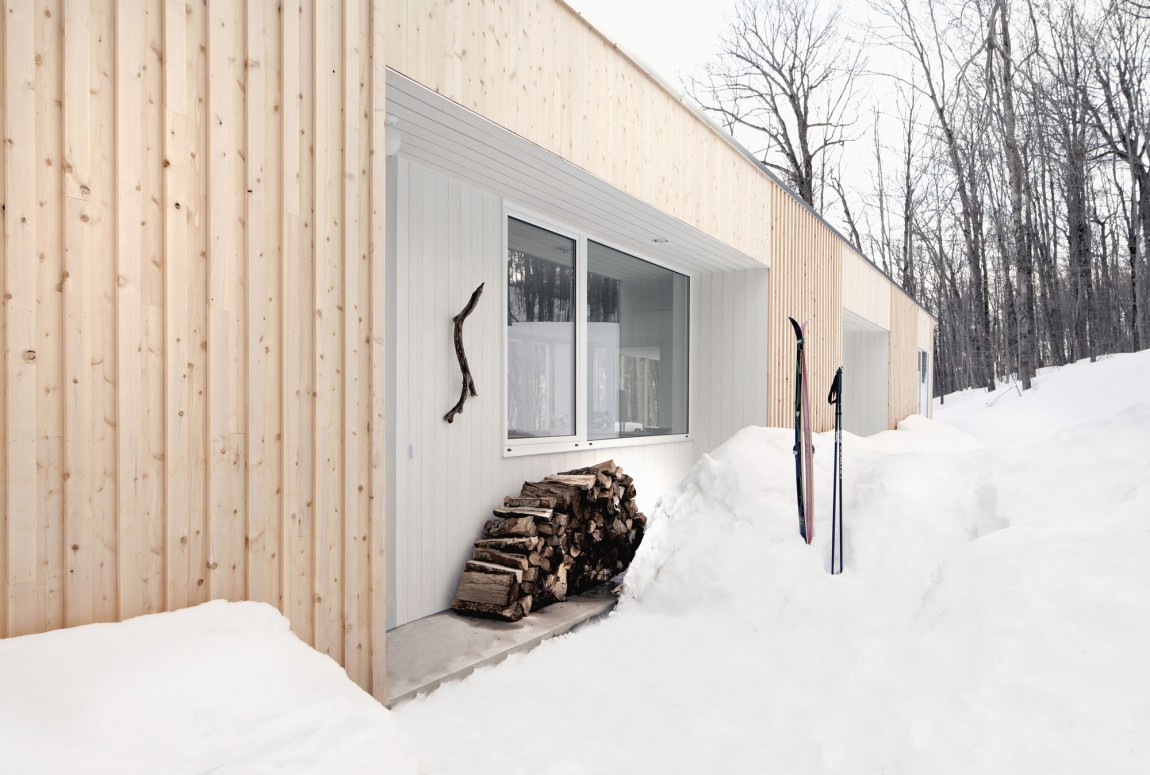 加拿大森林中的木房子——la SHED architecture