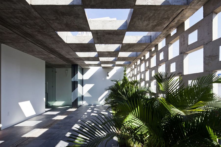 胡志明市花園式住宅——Vo Trong Nghia Architects