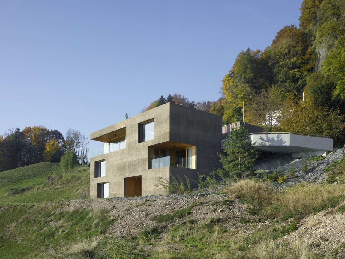 瑞士混凝土度假屋——Lischer Partner Architekten Planer