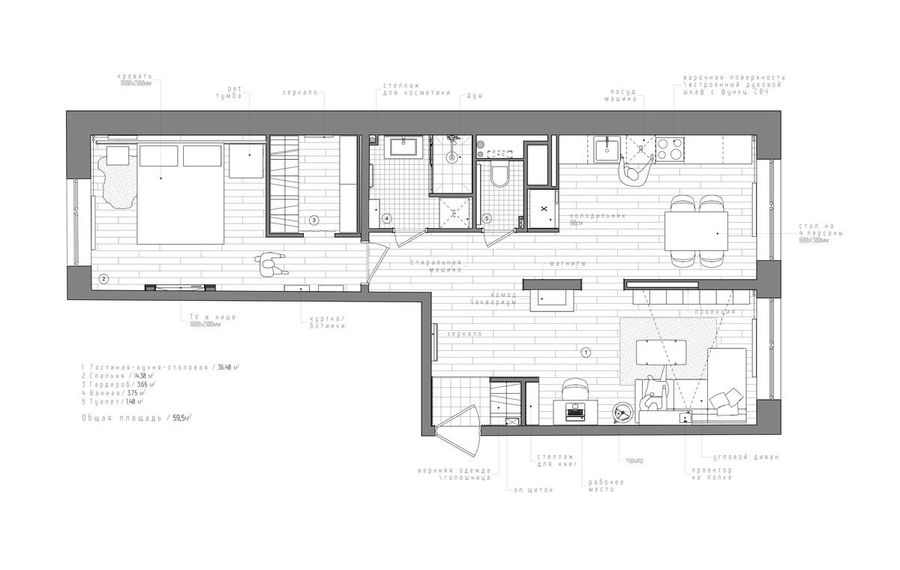 圣彼得堡素雅空间的住宅——INT2 architecture