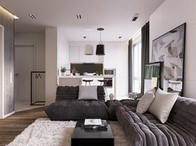 波兰质感与格调的单身公寓，专属于自己的居家空间