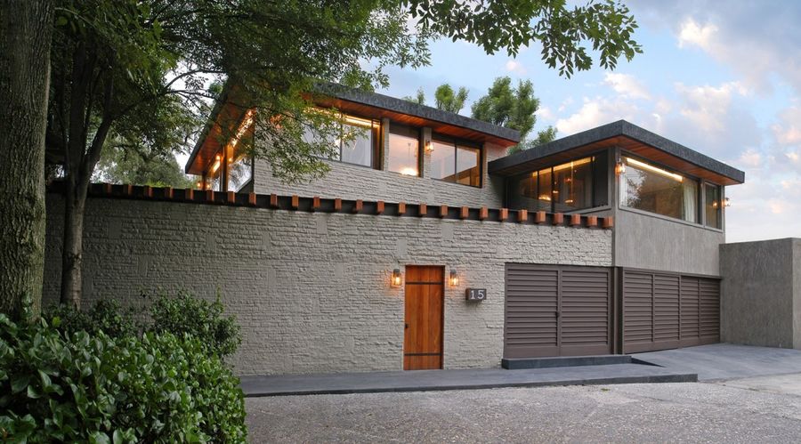 墨西哥城帶有花園豪宅——Kababie Arquitectos