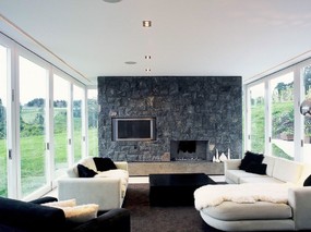 新西兰黑白分明住宅——Dorrington Architects & Associates设计