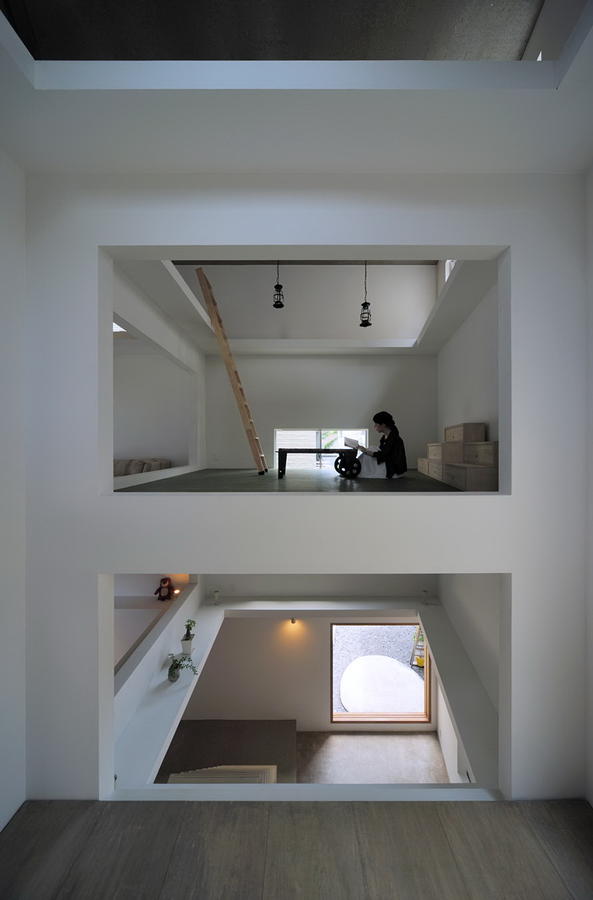格局奇特的别墅——Hiroyuki Shinozaki Architects