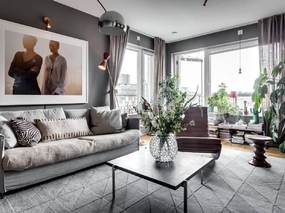 灰色调优雅与精致的住宅，动静结合、相得益彰