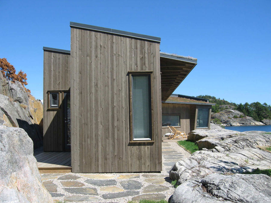 现代海滨木制别墅——Skaara Arkitekter AS