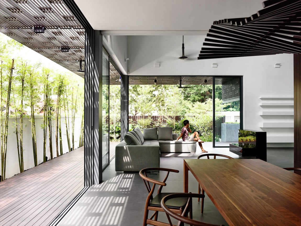 新加坡垂直院落——HYLA Architects
