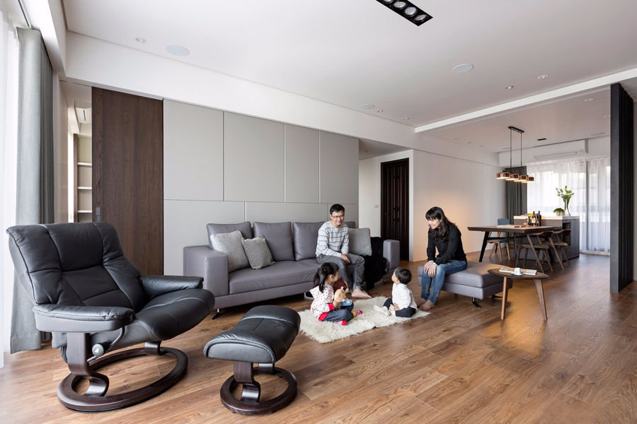 台湾居家生活住宅，注入灵活的空间变化