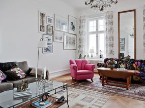 瑞典复古的公寓，多元化的复古气息