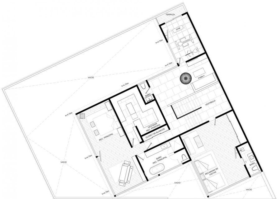 墨西哥城带有花园豪宅——Kababie Arquitectos