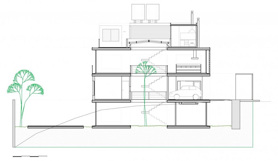 圣保罗M&M House房子——Bonina Arquitetura