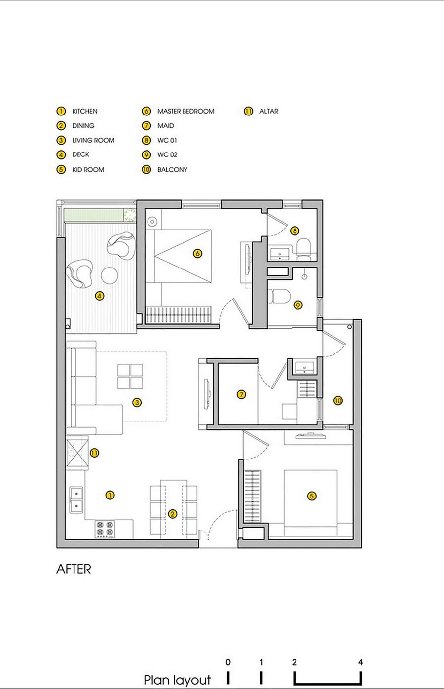 越南河内家庭公寓——Landmak Architect