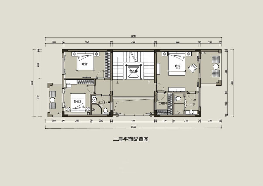 赣州山谷林墅，双首层设计