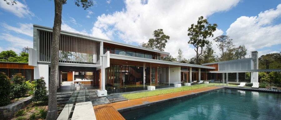 布里斯班宏伟住宅——Shaun Lockyer Architects