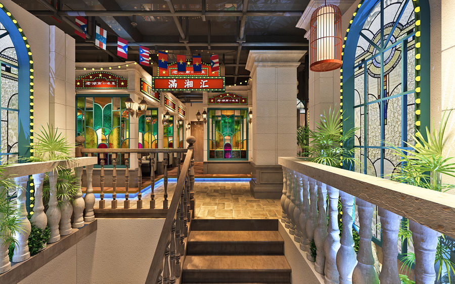 滿湘匯-湖南特色餐廳設(shè)計(jì)