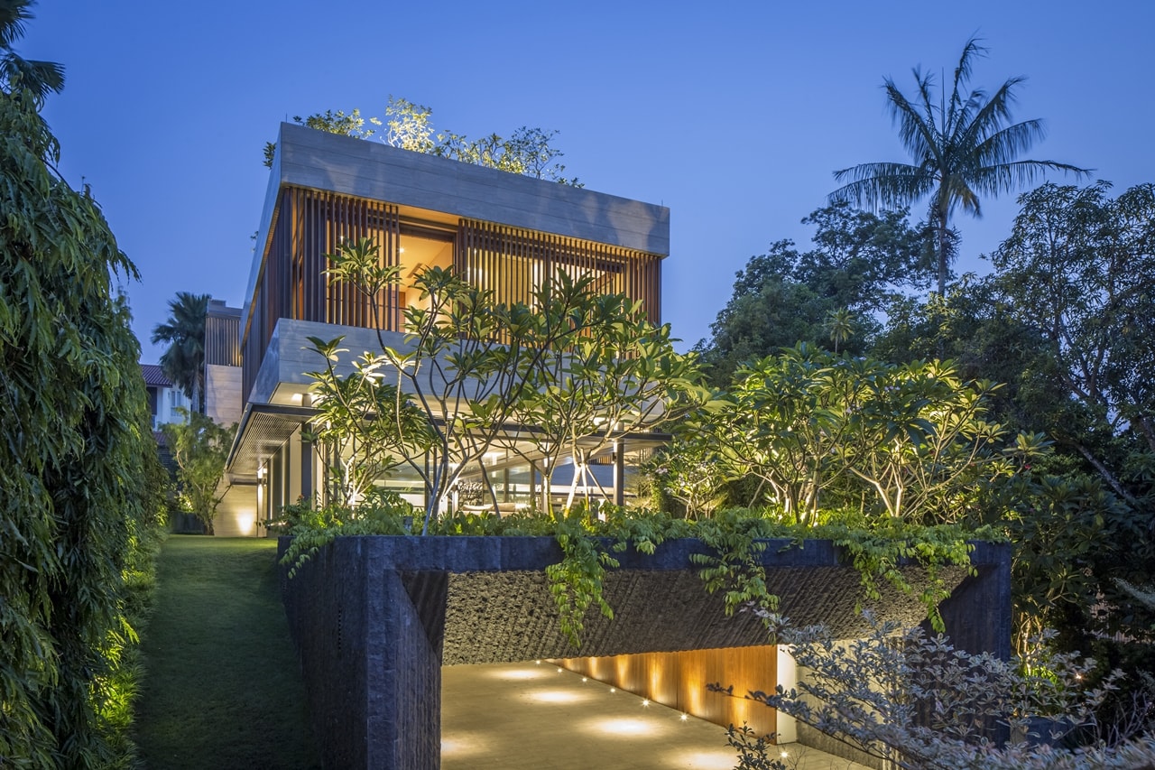 新加坡现代豪宅的绝佳典范Secret Garden House