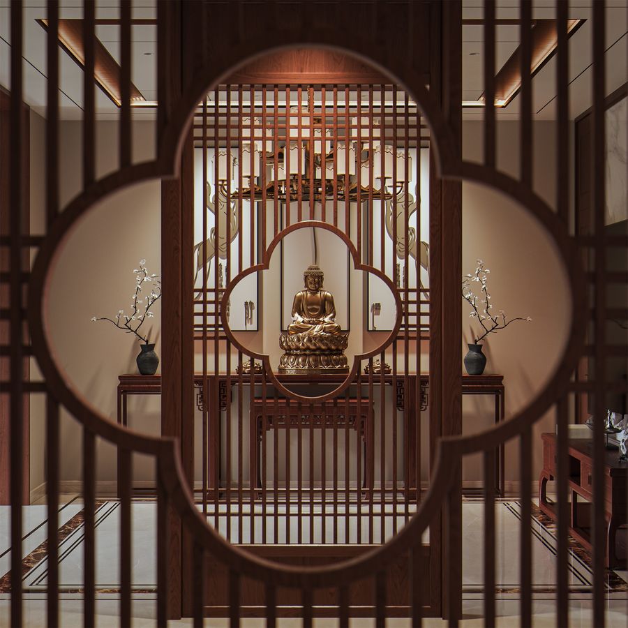 岁寒，然后知松柏之后凋也。(新中式风格)