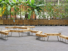  纳研作室丨“连里枝”长椅，香港 