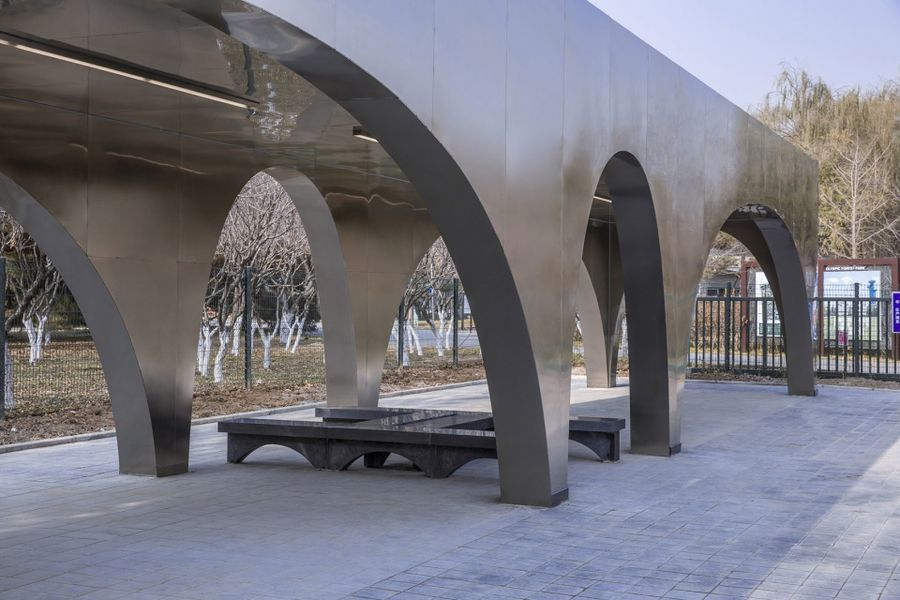 TEMP建筑设计工作室丨北京奥林匹克森林公园跑者服务站 